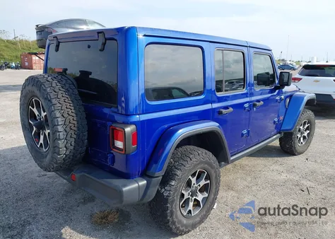 2020 Jeep Wrangler Unlimited Rubicon 4X4 z USA, uszkodzony, nr VIN 1C4HJXFN4LW326610